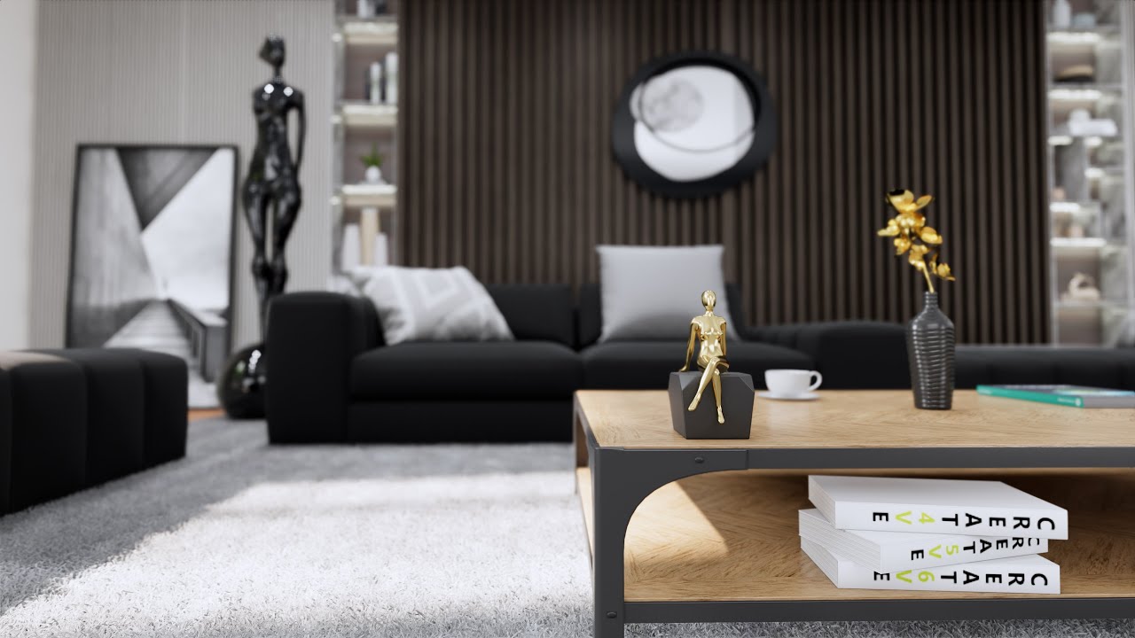 Enscape Animation | Living Room Realistic Walkthrough