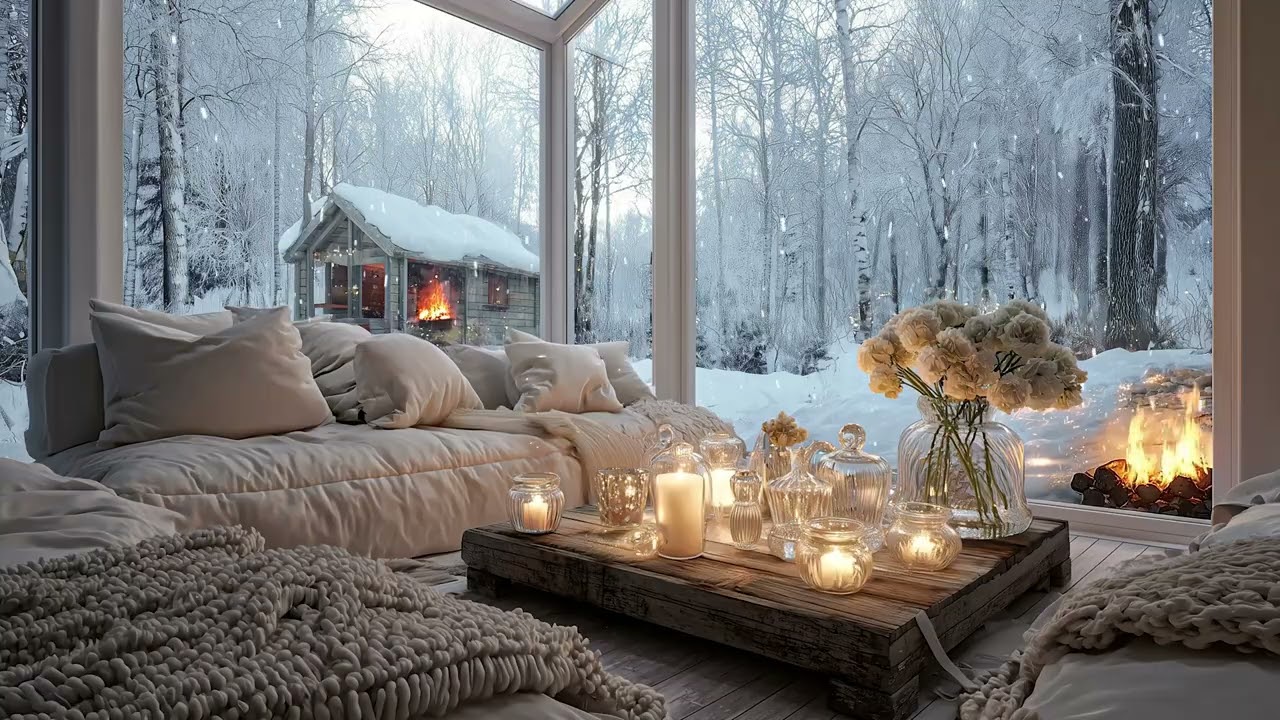 🎧 ASMR Fireplace & Piano Music for Relaxation 🎹 Binaural Audio for Sleep & Stress