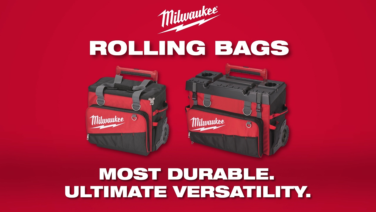 Milwaukee&reg; 18&rdquo; and 24&rdquo; Rolling Bags