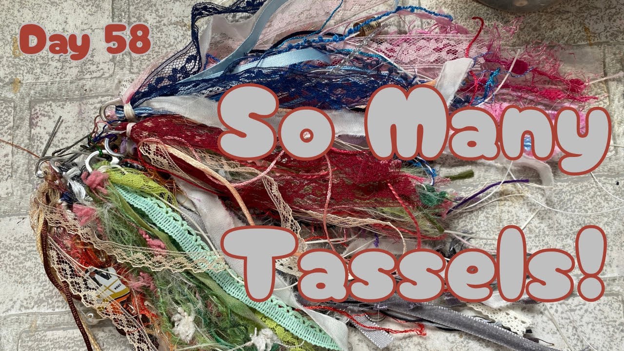 Let’s Make Junk Journal Tassels! | #massmakemarch2026 | 100 Day Project Day 58