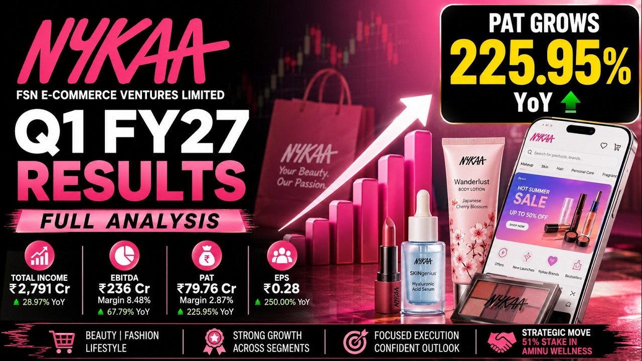 Результаты Nykaa за 1 квартал 2027 финансового года ШОКИРУЮТ 🚨 Прибыль взлетела на 225% | Скрытая...