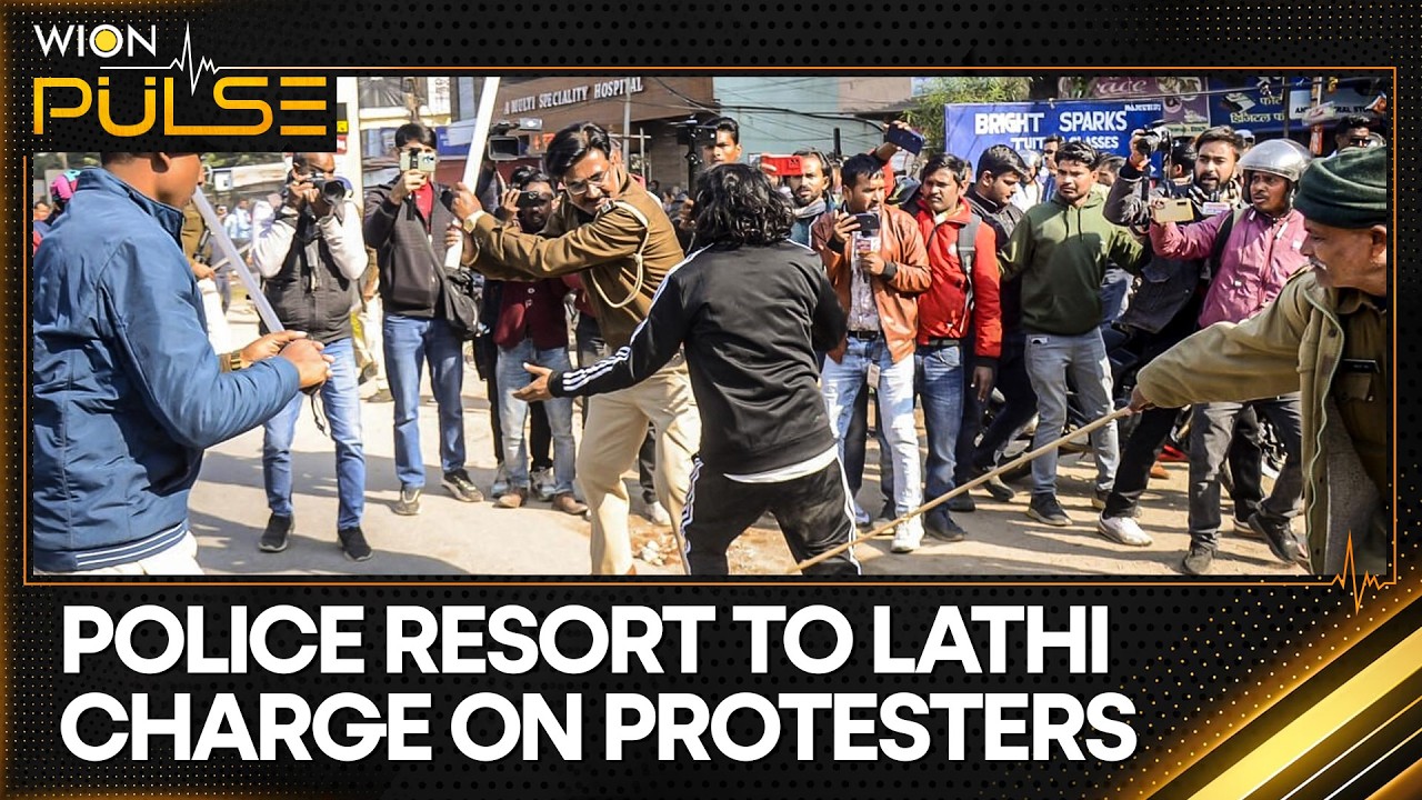 Jharkhand JPSC Protest: ABVP Workers Clash With Police During Their Protest Against The State Govt