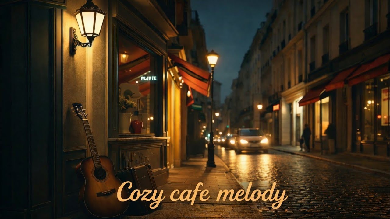 PARİS CAFÉ Ambience 🇫🇷 Relaxing French Coffee Music (1 Hour) | Guitar & Accordion