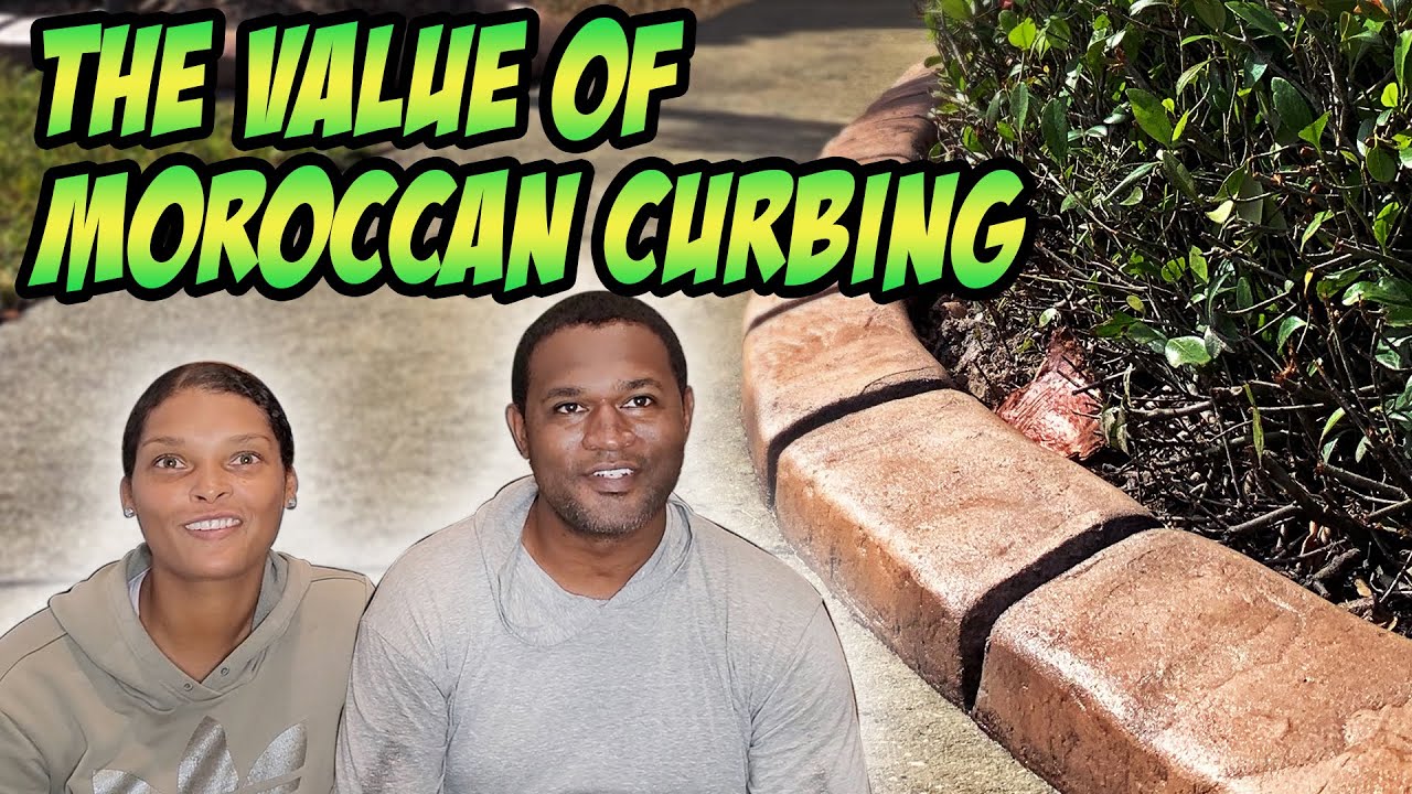 The Value Of Moroccan Natural Stone Landscape Curbing! Lil' Bubba Curb Machines & Curbing Business.