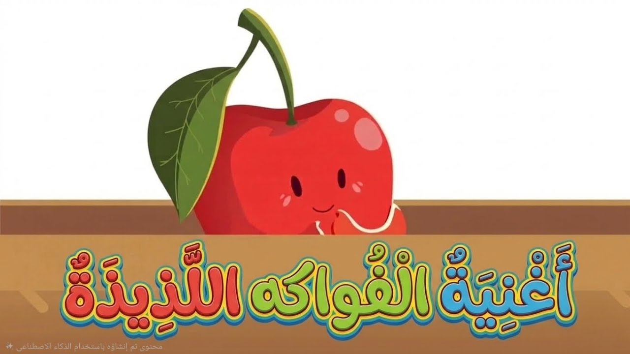 ماهي الفاكهة المفضلة لكم❓️🍎 أغنية الفواكه للأطفال  بدون إيقاع صاخب أغنية للنوم 