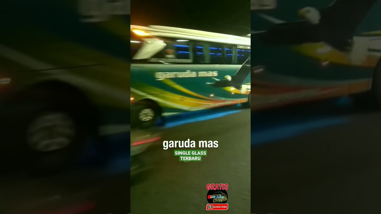 Bus Garuda Mas Single Glass Terbaru