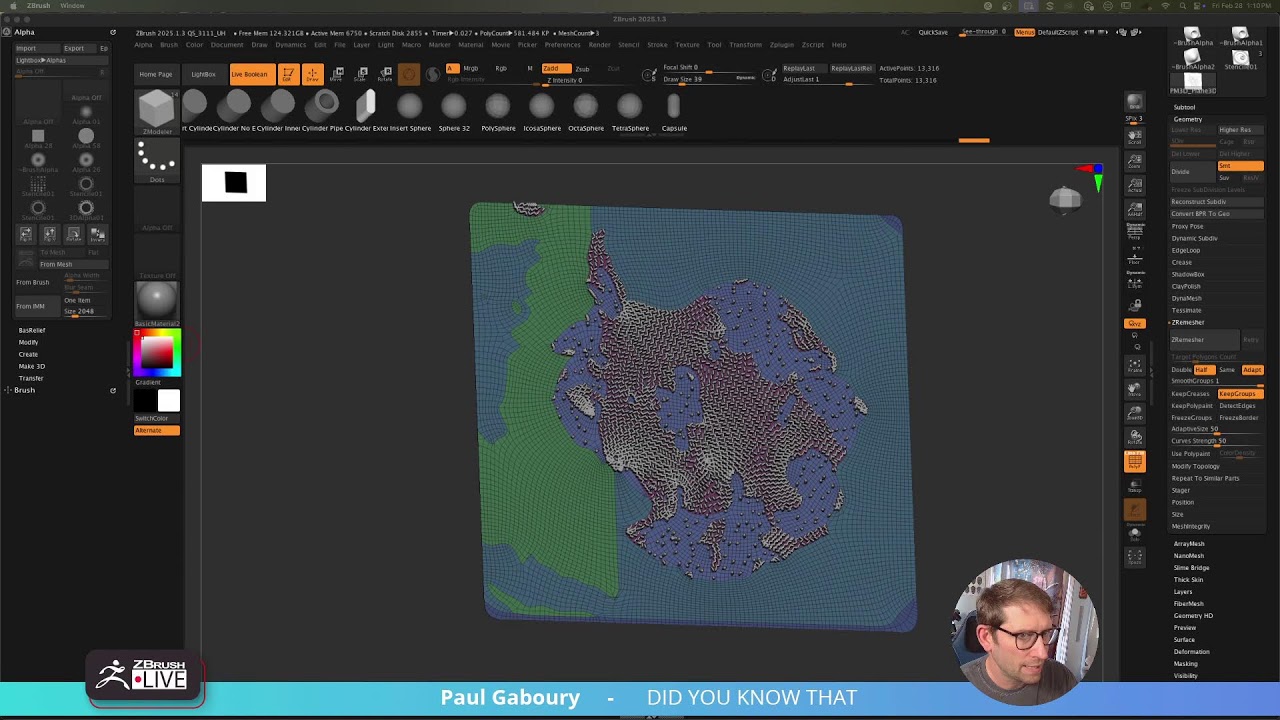 Paul Gaboury - “Did You Know That” - ZBrush 2025