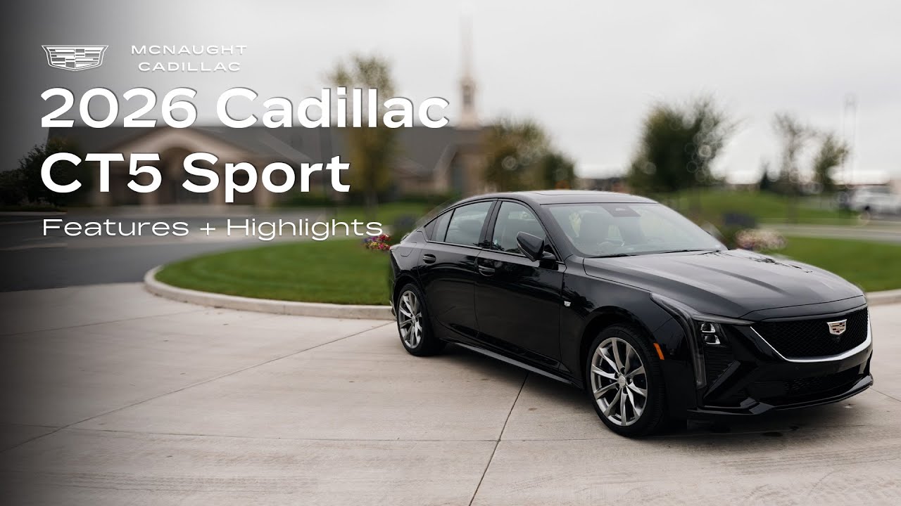 2026 Cadillac CT5 Sport AWD:  FULL FEATURE WALKAROUND | Performance, Tech, and Value