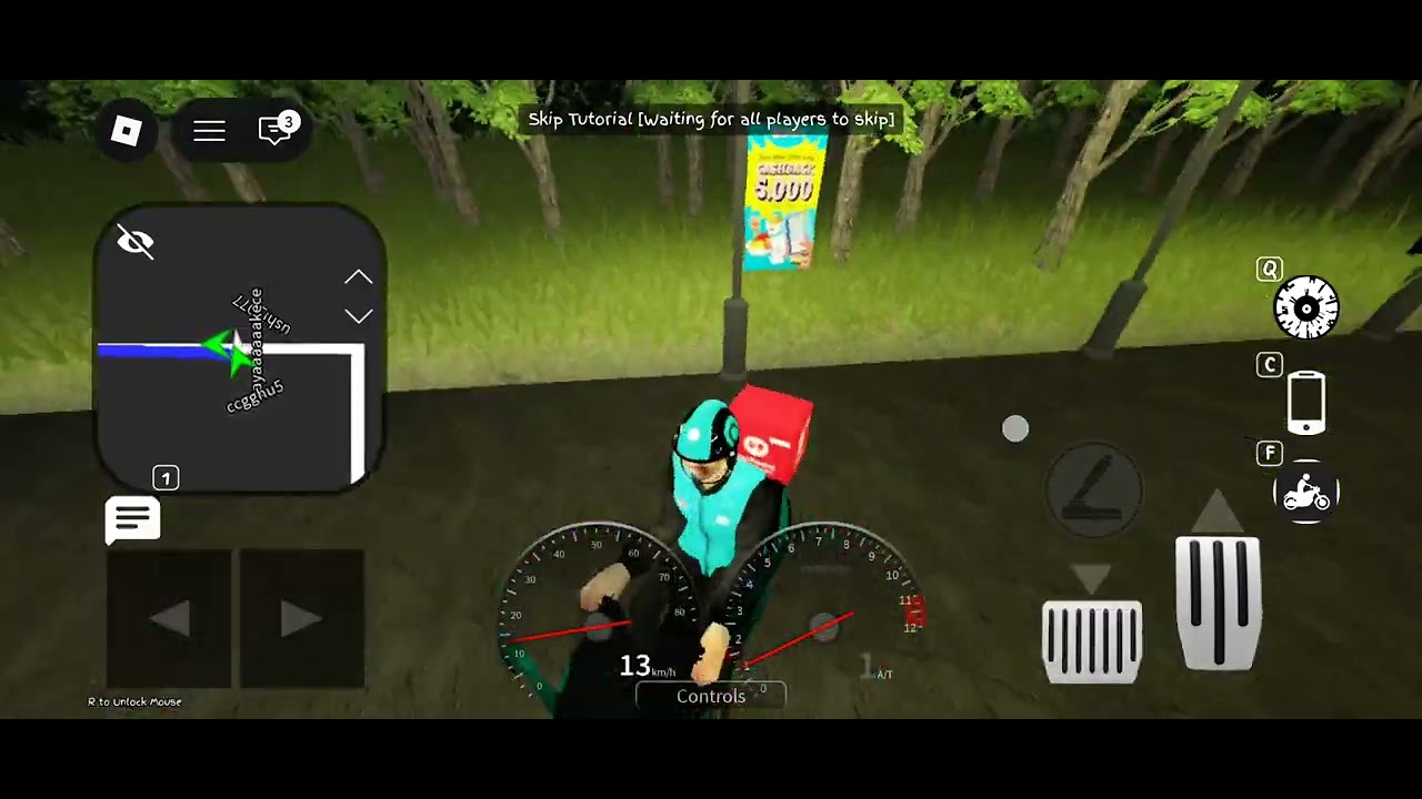 Bakso malang horror kisok badending#roblox 
