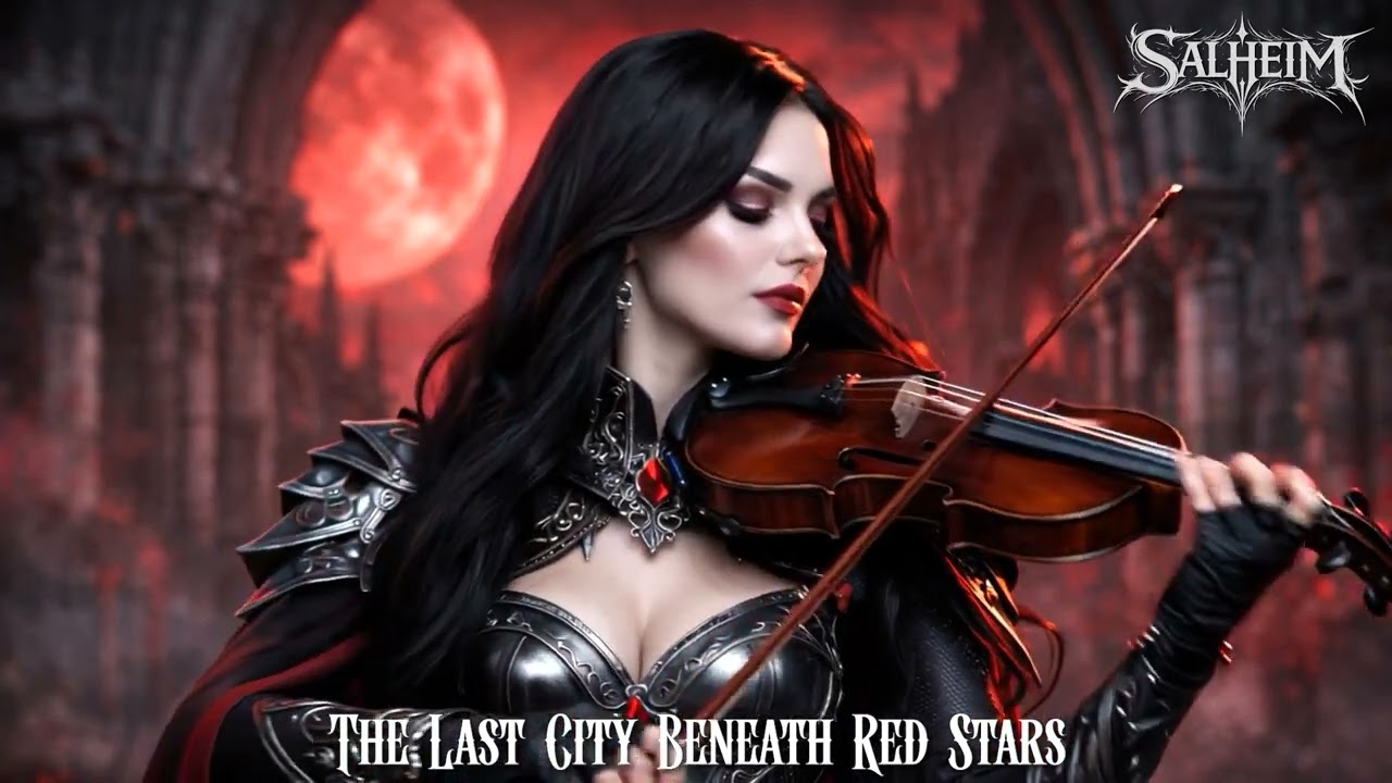 THE LAST CITY BENEATH RED STARS | Gothic Violin Metal | Fantasy Music for Focus & Gaming