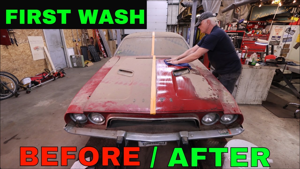 Derelict Mopar From a Barn. Can The Paint Be Saved?