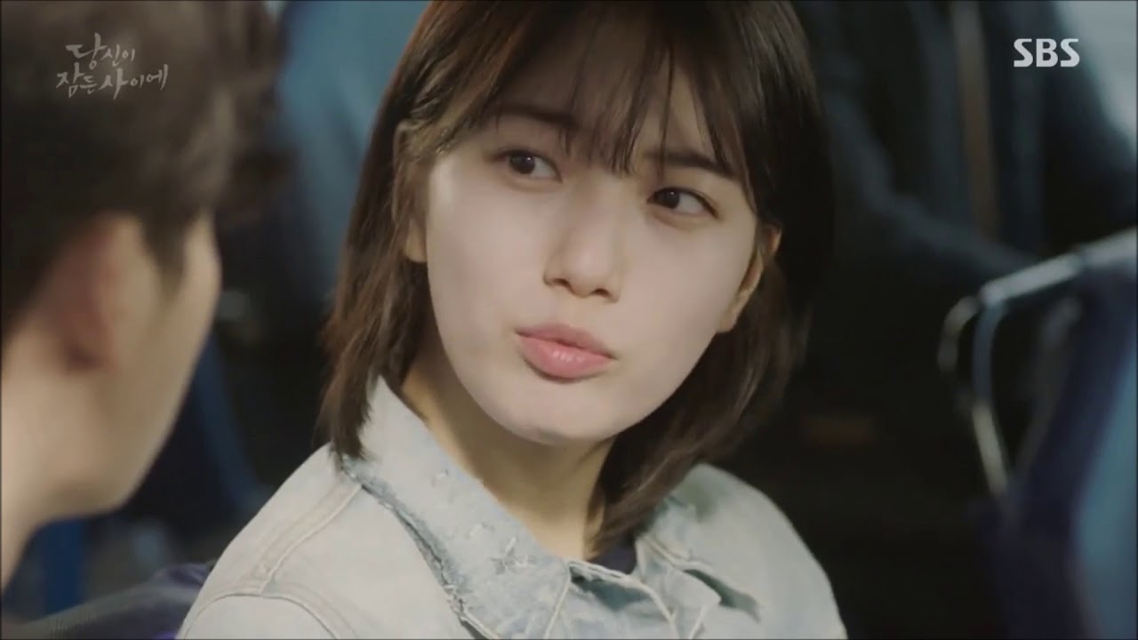 While You Were Sleeping Lee Jong Suk and Suzy Bus Scene Episode 8