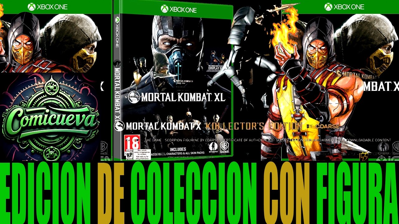 Обзор: Распаковка фигурки Скорпиона из игры MORTAL KOMBAT XL для XBOX ONE, специальное издание 🖤 👌💯