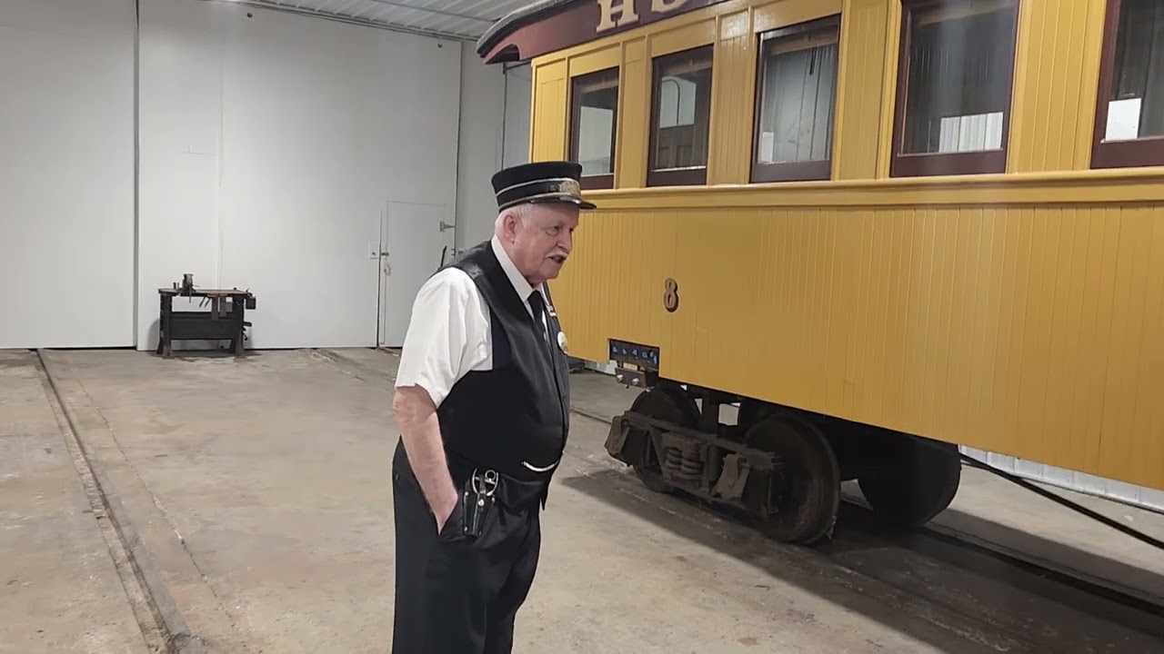 Huckleberry Railroad railfans weekend shop tour