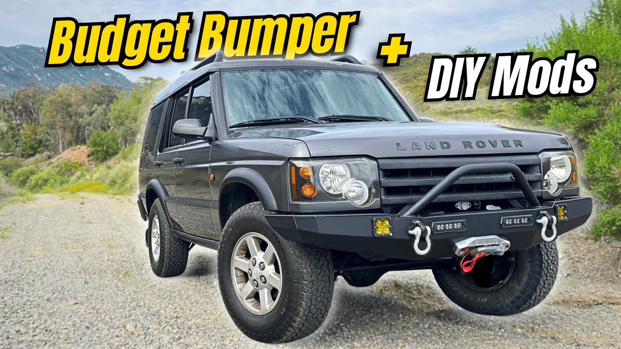 Modifying this Cheap Amazon Bumper with a Badland Winch, LED Lighting and More!