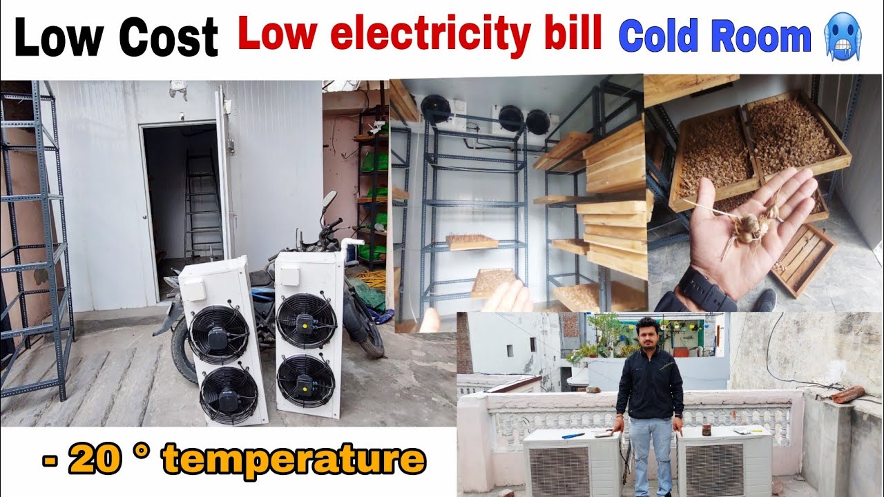 Cold room ka pura setup केसे लगाते हैं  cold room में  कौनसा chiller लगता है #waterchiller #coldroom