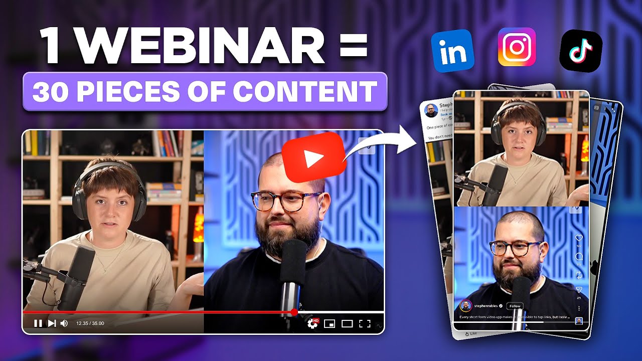 30+ Pieces from One Webinar? Here's the System