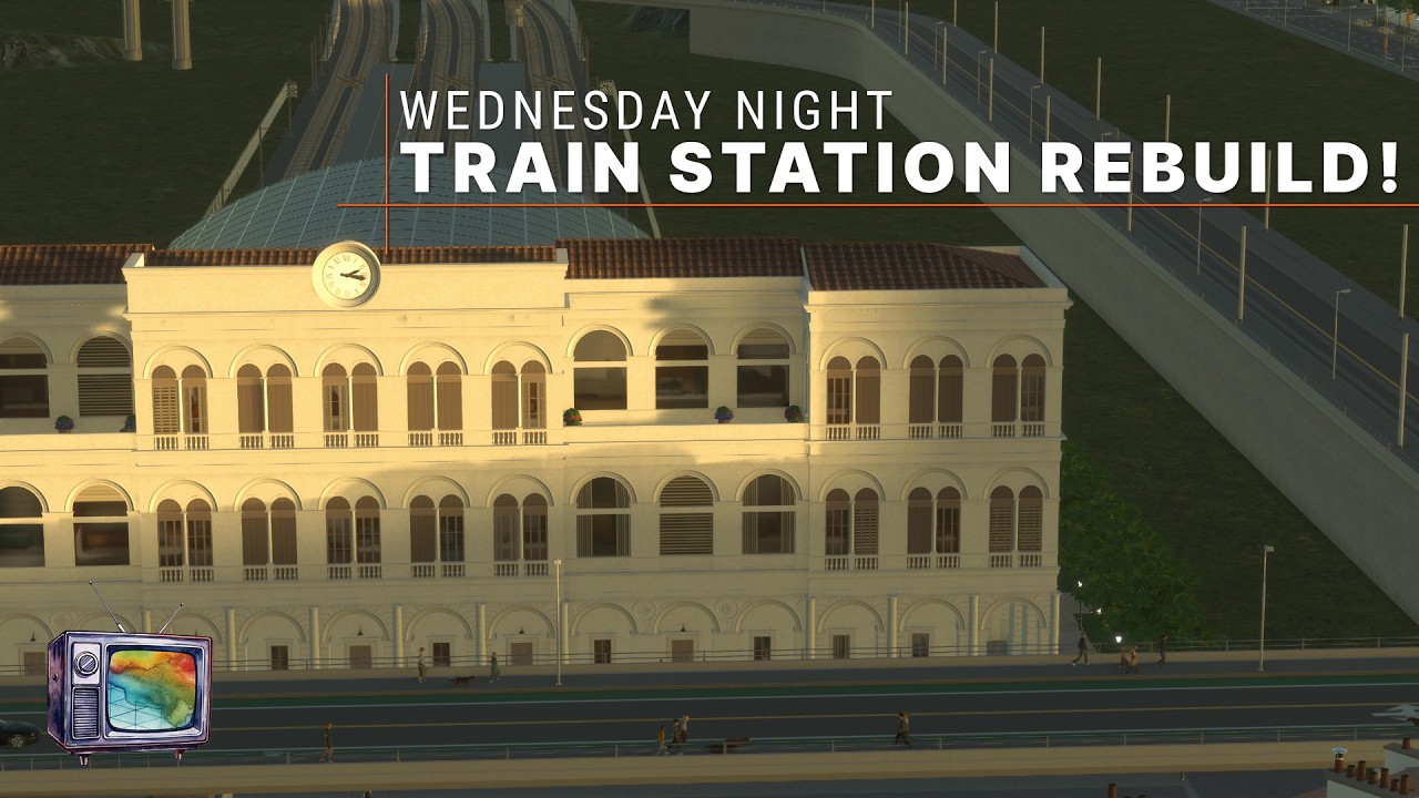 📱🏙️ New content for Cities Skylines 2!! Rebuilding the passenger train system on Wednesday Night!