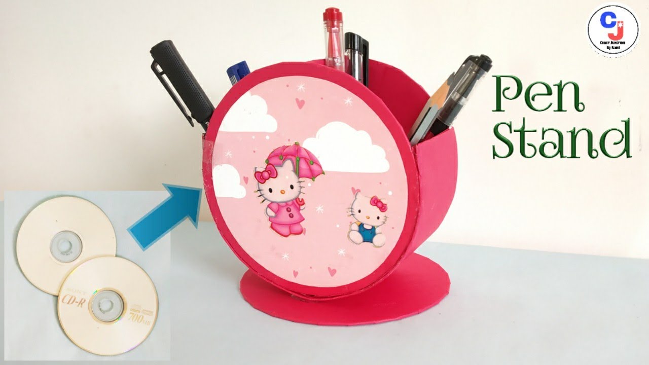 DIY old CD craft idea | Best out of waste | Waste material craft idea | waste material craft