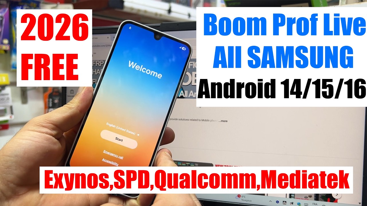 All samsung FRP Tool 2026, Remove Google Account | FRP Bypass Android 14/15/16