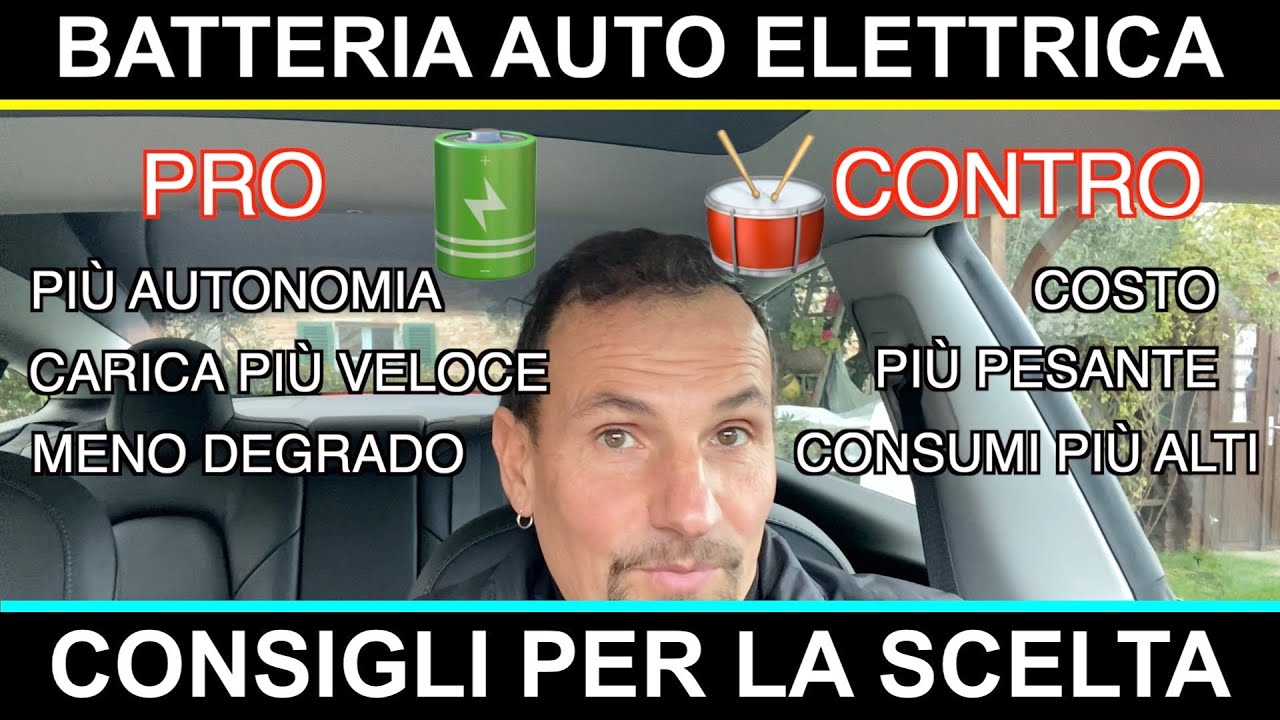 La SCELTA della BATTERIA per l'AUTO ELETTRICA? ⚡️I miei CONSIGLI per NON SBAGLIARE