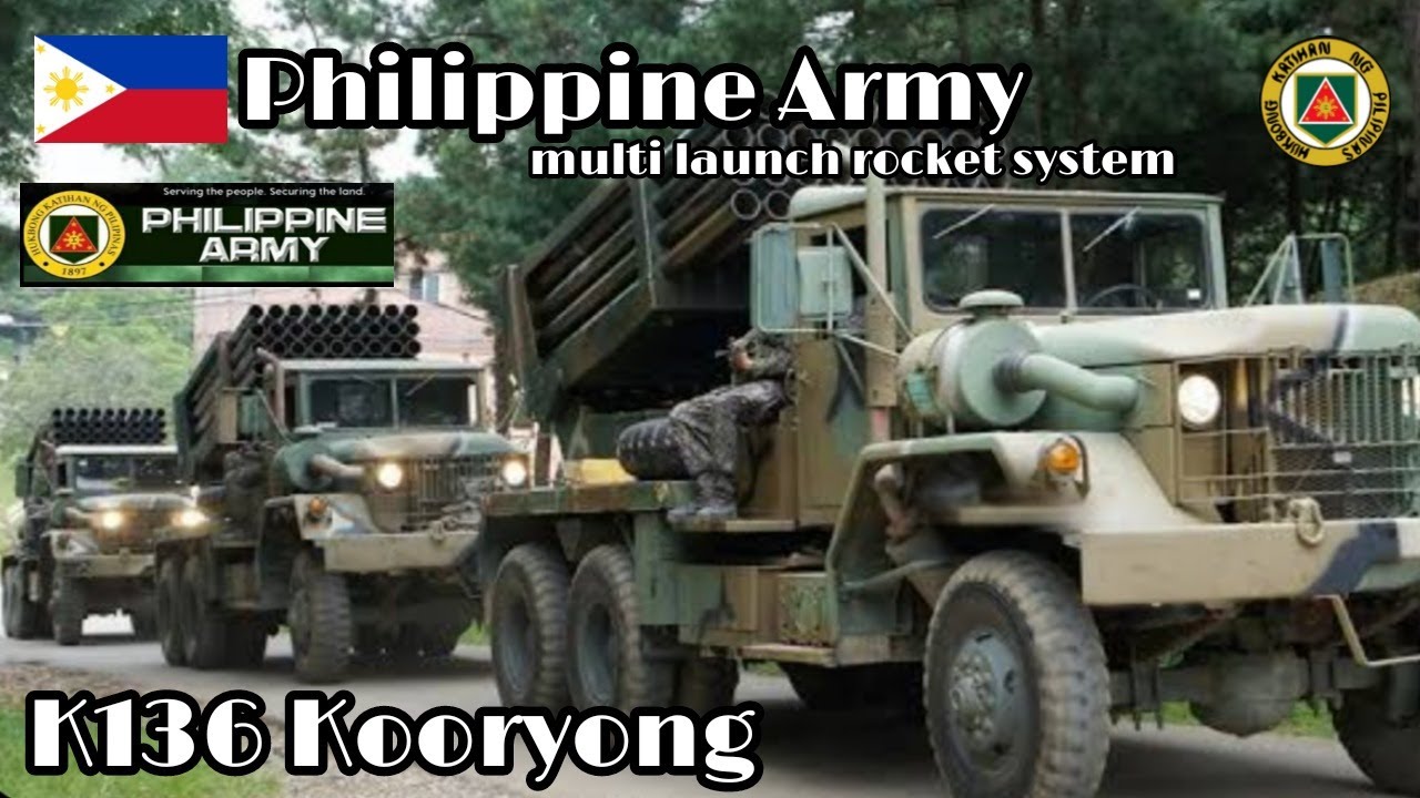 Capability of K136 Kooryong Philippine Army's multi launch rocket system  donated by South Korea