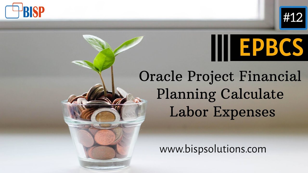 Oracle Project Financial Planning Calculate Labor Expenses | Oracle Planning Module | Oracle EPBCS