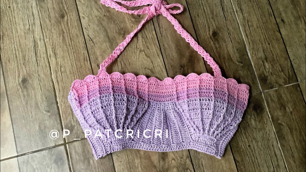 Paso a paso Tutorial de sweet top em crochê/ sweet crochet bikini top