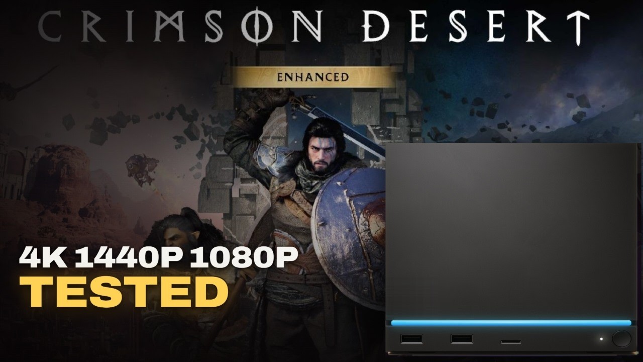 Crimson Desert Enhanced Tested on the Steam Machine. 4k 1440p 1080p