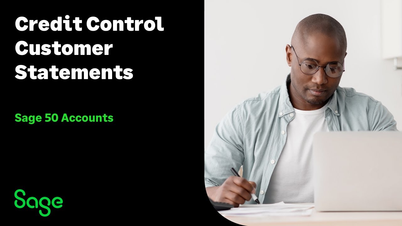 Sage 50 Accounts (UK) - Credit Control - Part 2 - Customer Statements