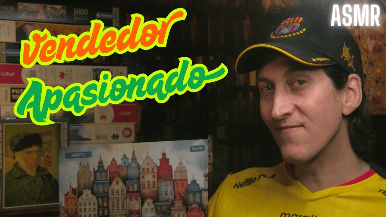 ASMR Roleplay | VENDEDOR APASIONADO | ROMPECABEZAS | PUZZLES