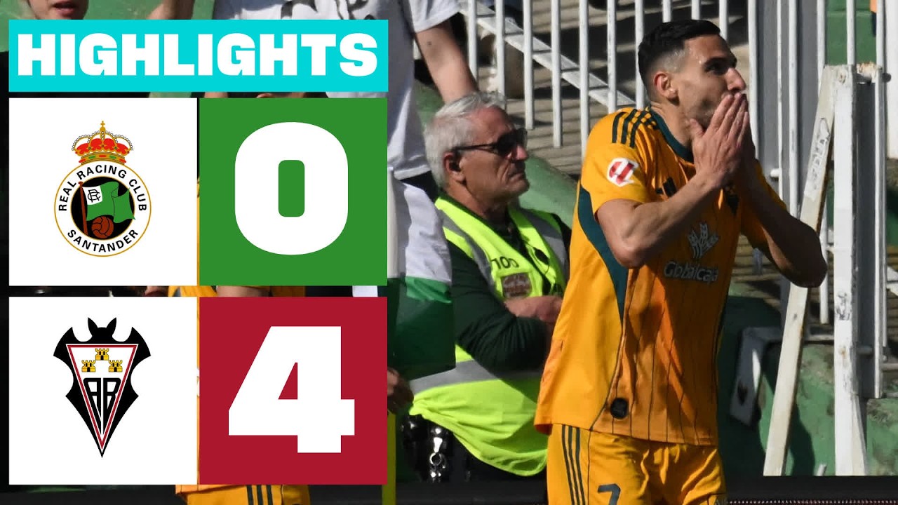 R. RACING CLUB 0 - 4 ALBACETE BP | RESUMEN LALIGA HYPERMOTION