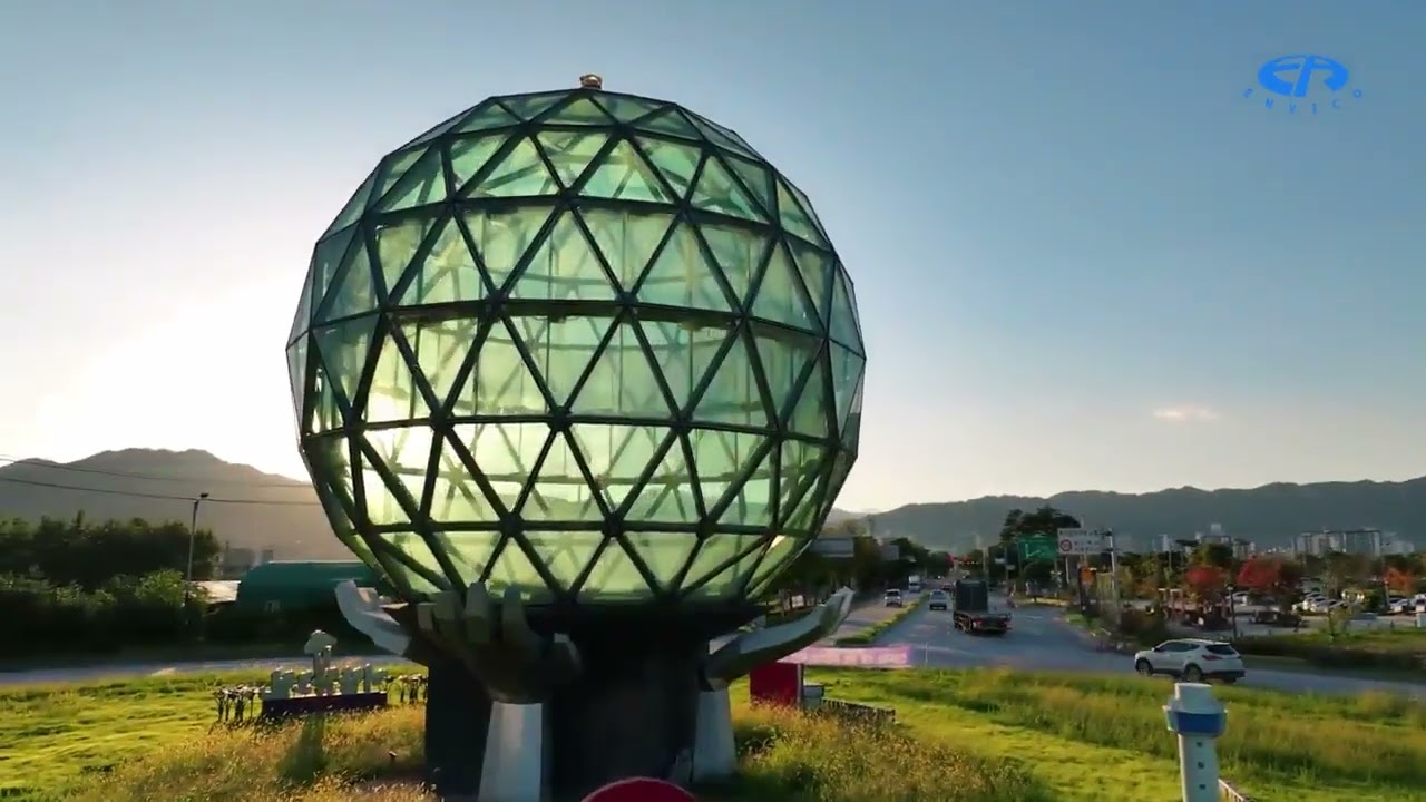 @Geodesic 구조 원형 유리돔