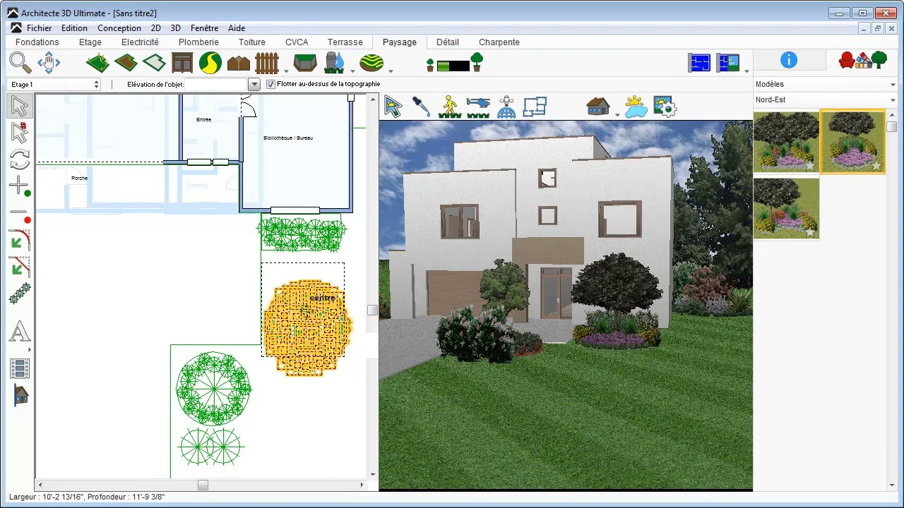 Comment aménager son jardin en 2D et 3D avec Architecte 3D© - Tutoriel