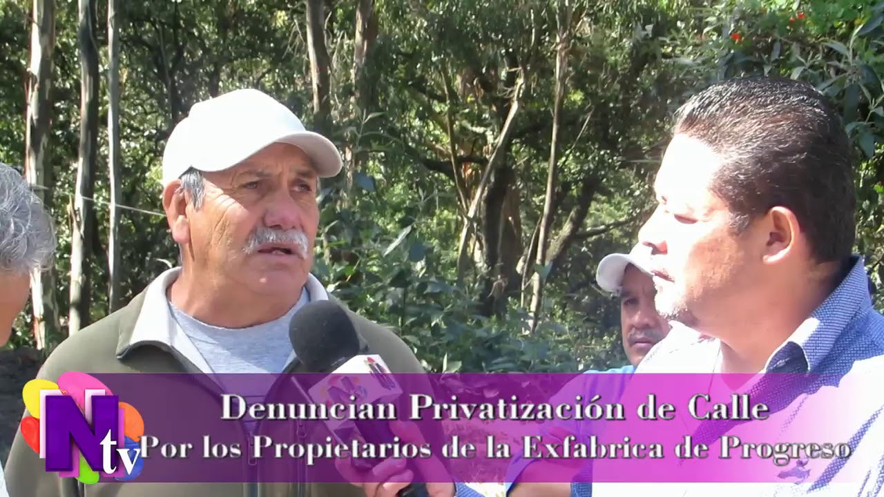 Inconformidad por privatización de Avenida. Progreso Industrial