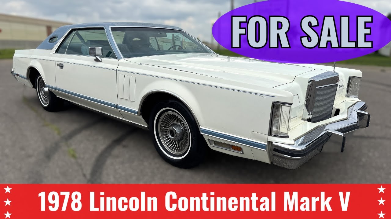 1978 Lincoln Continental Mark V **  FOR SALE **   $10,980  **      #usa #continental #classiccar