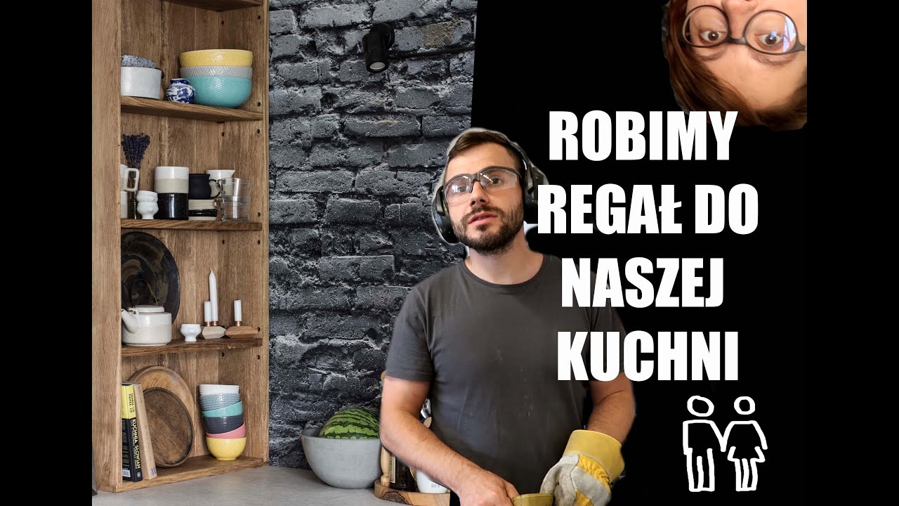 Meble kuchenne , kuchnia -robimy regał kuchenny I PROJEKT CACKO