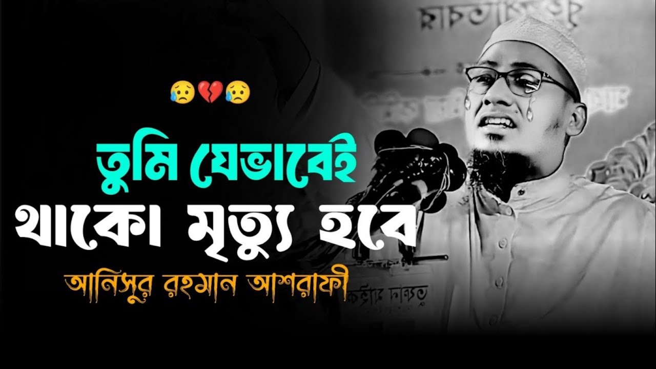 তুমি যেভাবেই থাকে। মৃত্যু হবে।আনিসুর রহমান আশরাফী।new Motivational video 