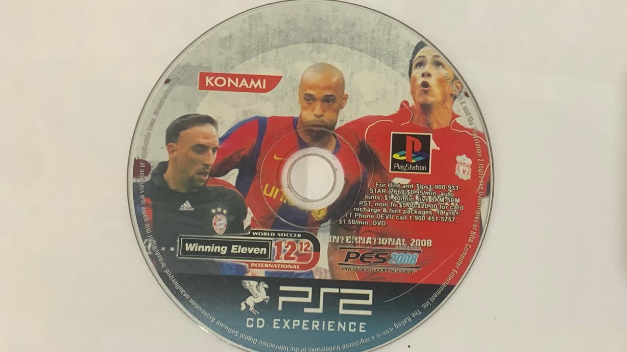 Winning Eleven 12/12 - (Base PES 2008) PS2