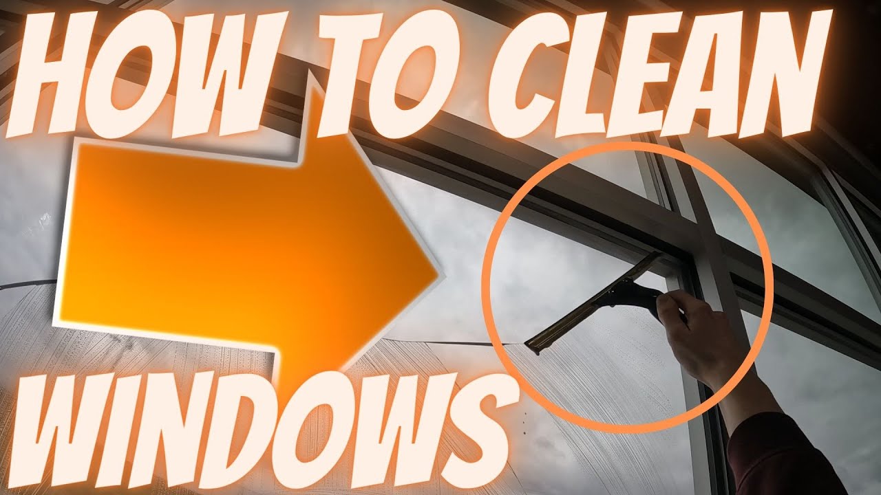Window Cleaning Job - Cleaning Windows With a Squeegee - Window Washing Job - Squeegee Tips/Tricks
