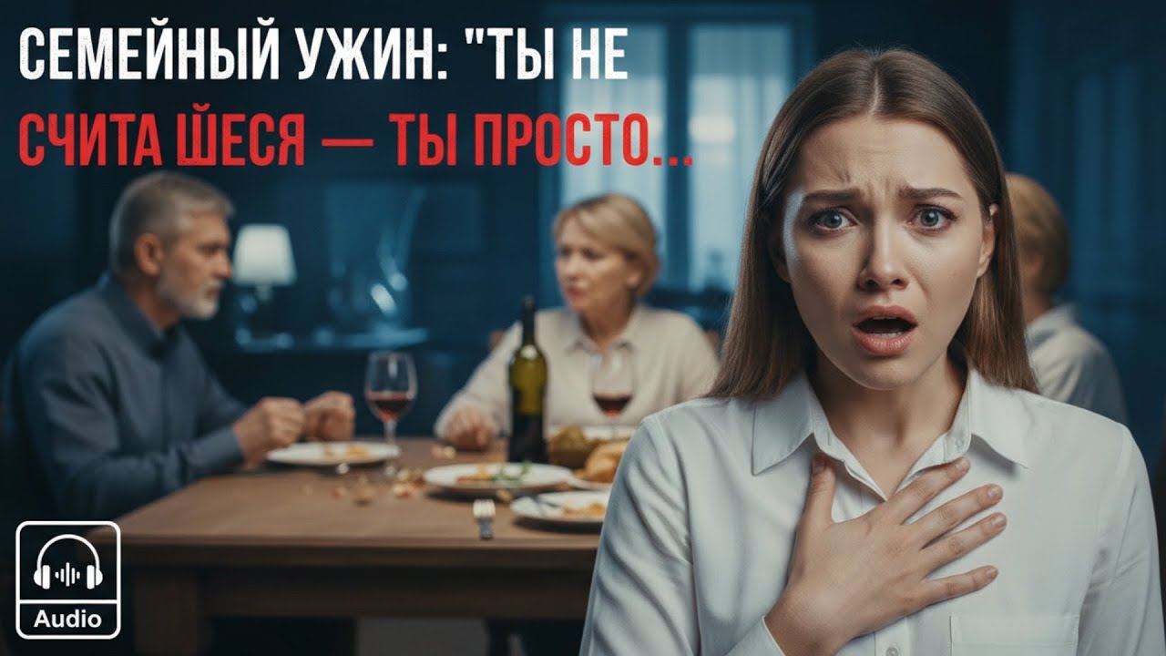 НА СЕМЕЙНОМ УЖИНЕ ТЁТЯ ВЗГЛЯНУЛА И СКАЗАЛА: 