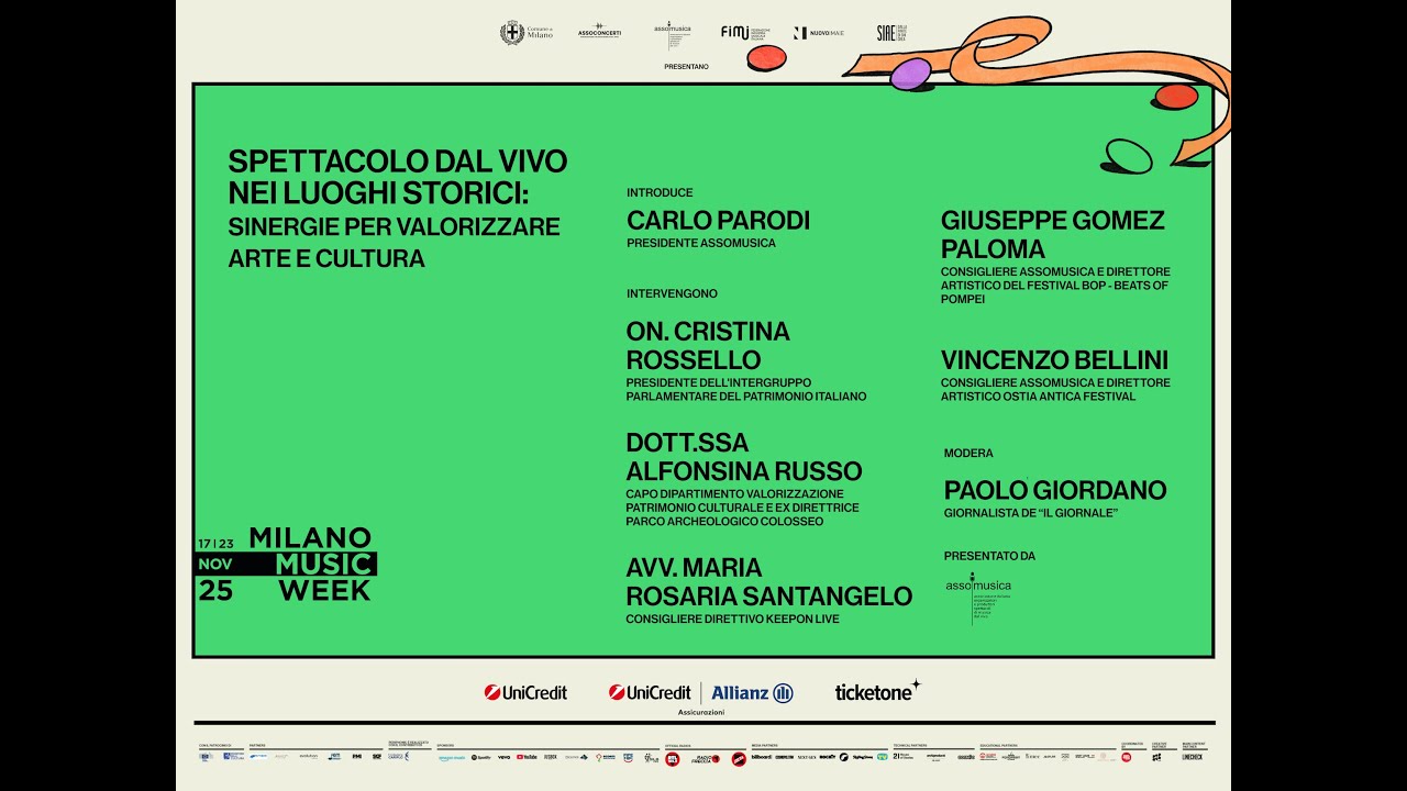 Spettacolo dal vivo nei luoghi storici: sinergie per valorizzare arte e cultura