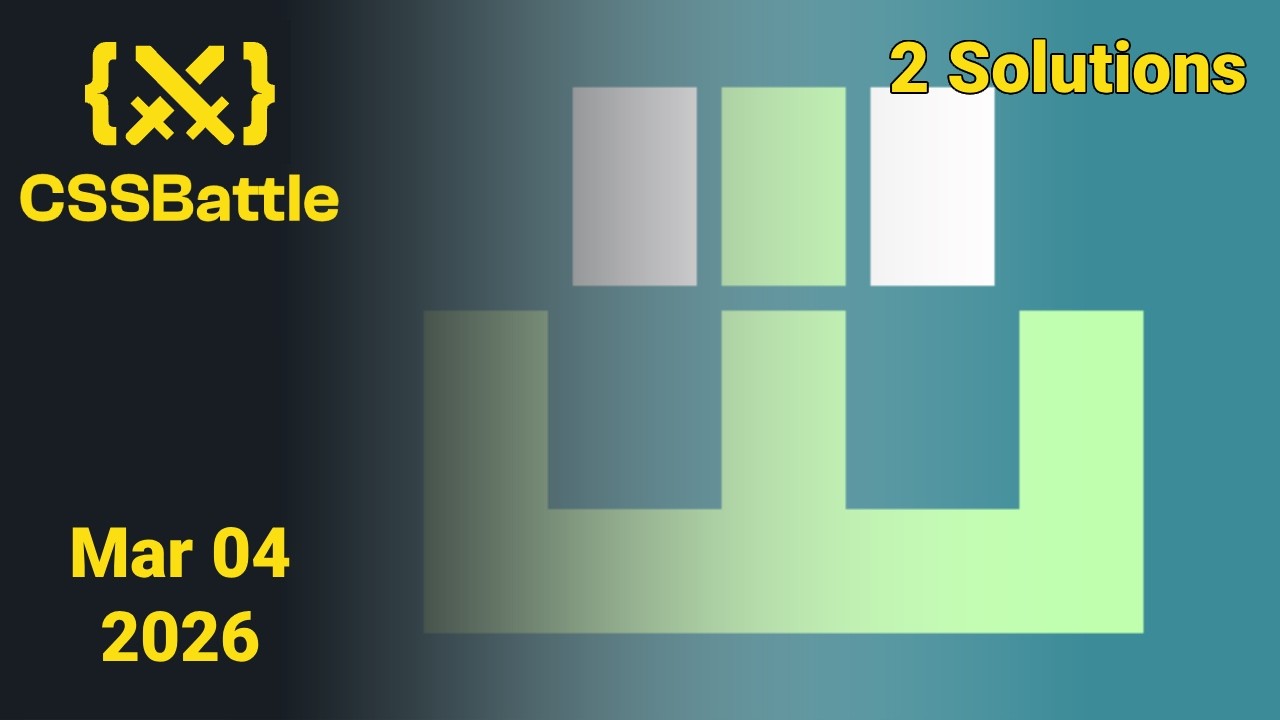 CSSBattle Daily Challenge March 4 2026