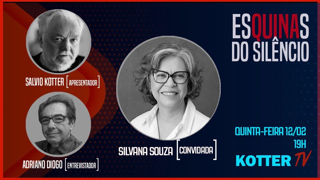 Esquinas do Silêncio | Entrevista com Silvana Souza | Kotter TV – 12/02 às 17h