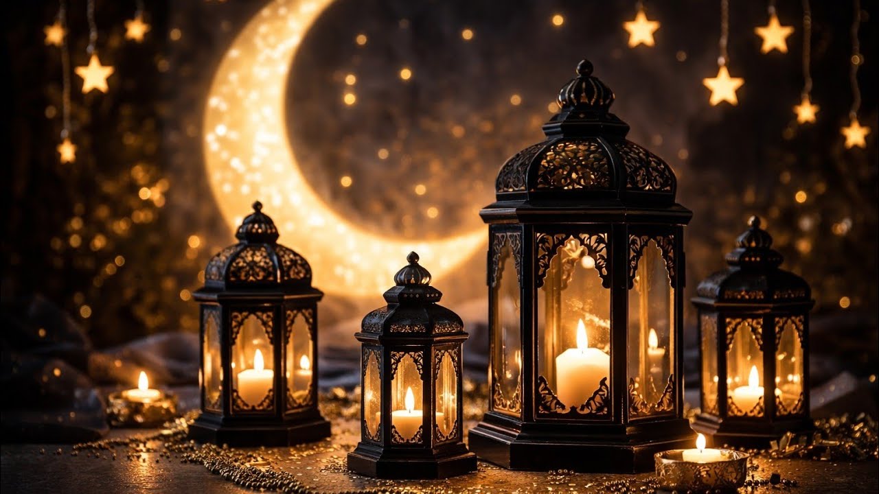 🌟 أصوات الطمأنينة في رمضان بين الحان هادئة وسحر الفوانيس  RamadanBackgrounds #islamicmusic  #ramadan