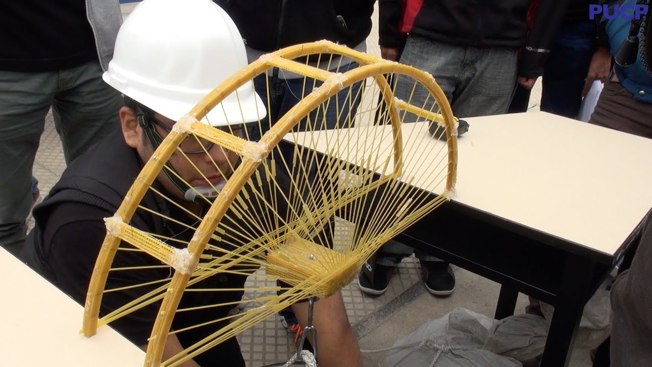 PUCP - Primer Concurso de Puentes de Spaghettis en Ingeniería Civil