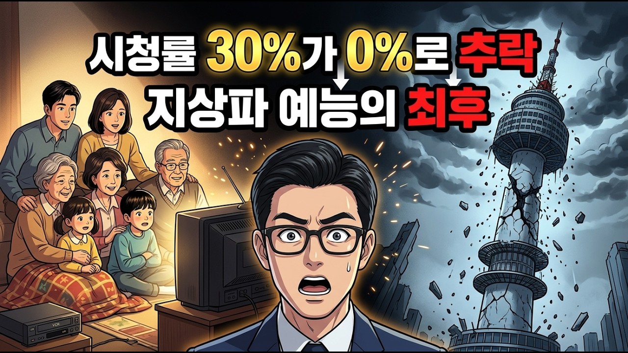 시청률 30%가 0%로 추락했습니다... 지상파 예능의 충격적인 몰락