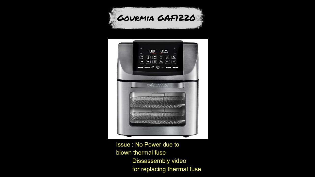 Gormia GAF 1220 Air Fryer Thermal Fuse Replacement