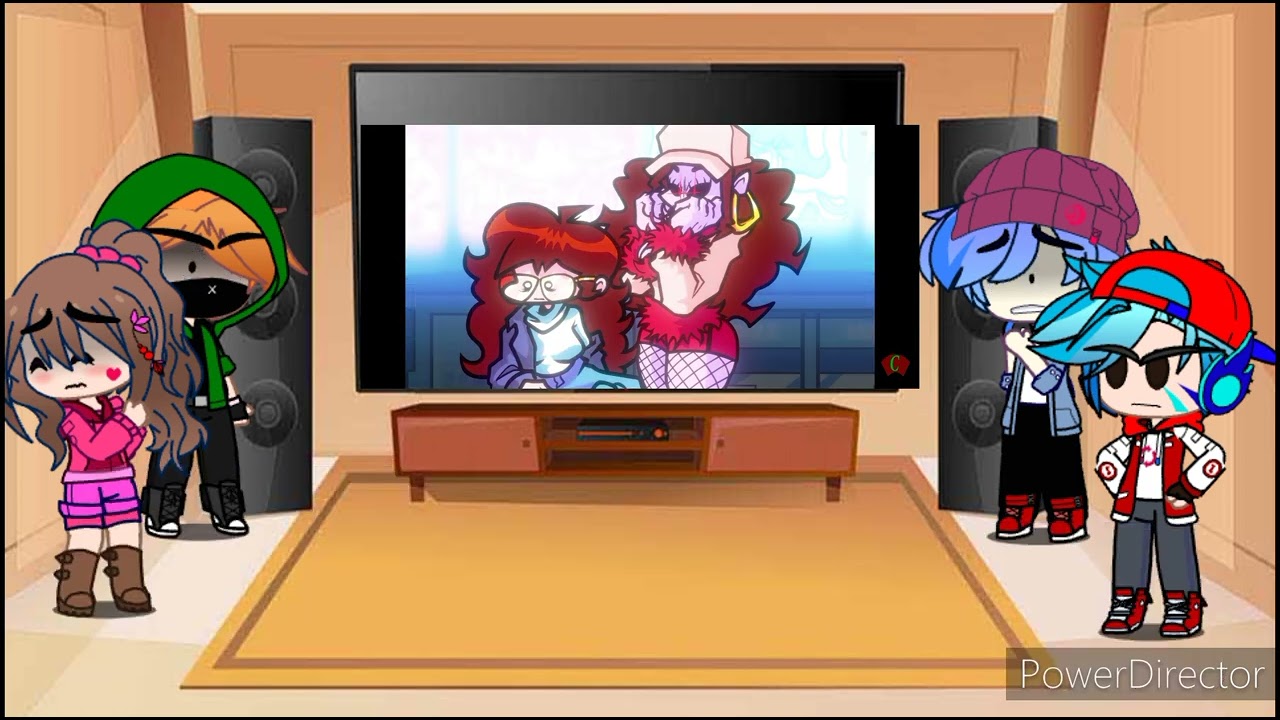 FNF SOFT MOD реагирует на BADDIES MOD | (Девушка-сталкер/Стефани) |