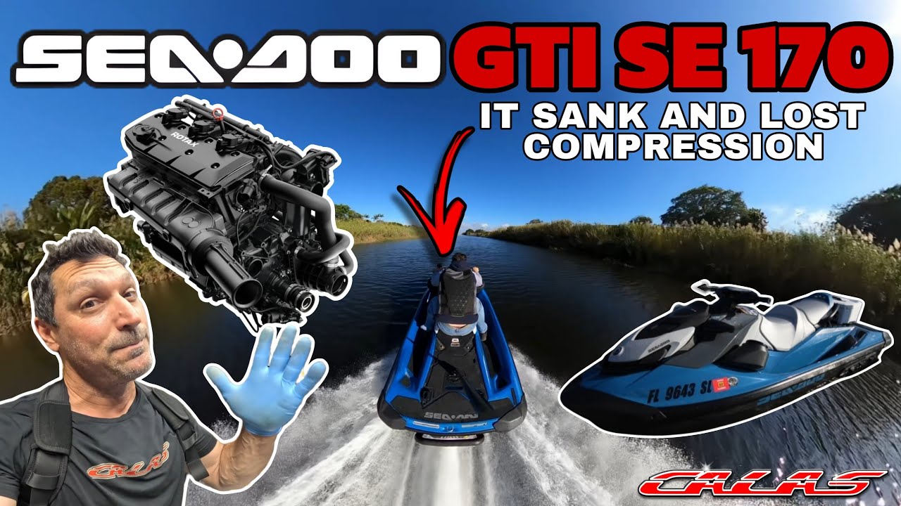 2021 Sea-Doo GTI SE 170 NO COMPRESSION, Timing Chain?  Rotax engine rebuild TECH TIPS